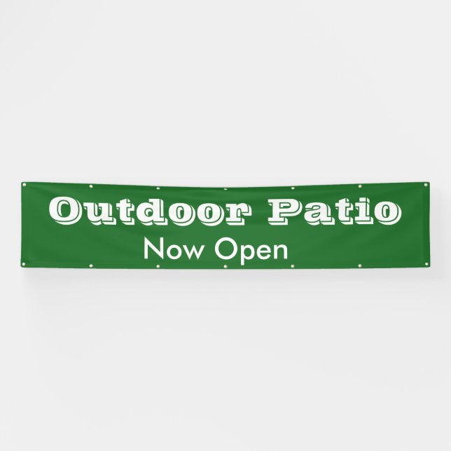 12 foot outdoor advertisement banner (Horizontal)