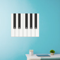 12 Giant Piano Keys 24" Tall Tilable Keyboard