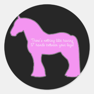12 Hands Draft Horse Classic Round Sticker