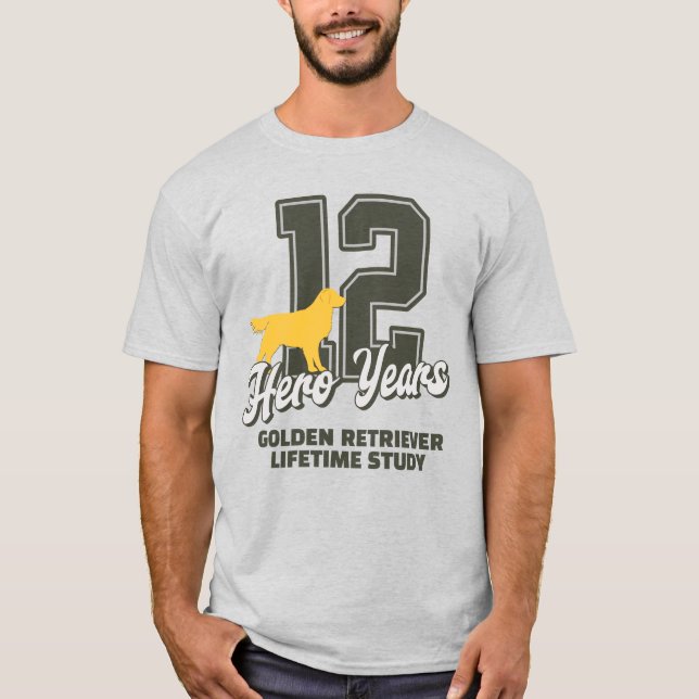 12 Hero Years T-Shirt (Front)