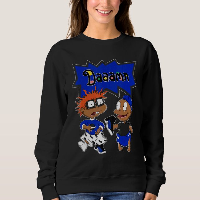 12 Hyper Royal 90s Melanin Got Em Shoes Hyper Roya Sweatshirt (Front)