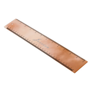 12 Inch Marron and orange gradient color name  Ruler