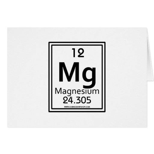 12 Magnesium Card