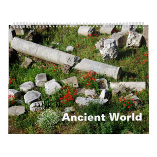12 month Ancient world Photo Calendar