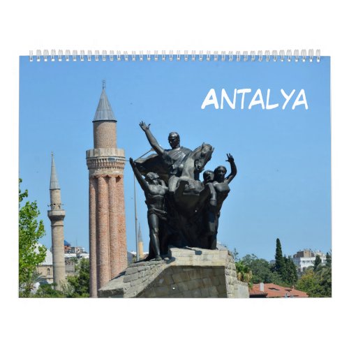 12 month Antalya Turkey Calendar