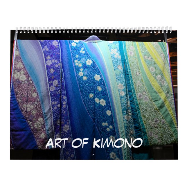 12 month Art of Kimono Calendar (Cover)