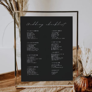 12 Month Black Wedding Checklist