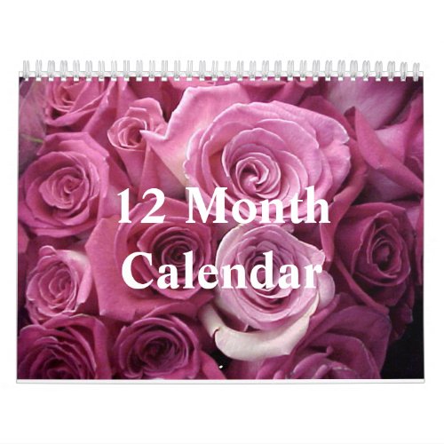 12 Month Calendar