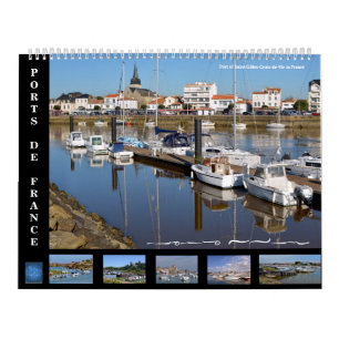 12 month calendar of french ports