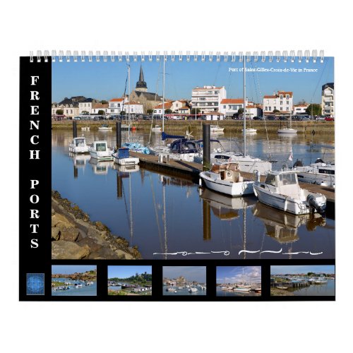 12 month calendar of french ports