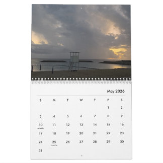 12 Month Calendar - The Views of Water