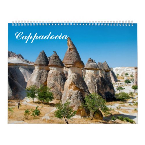 12 month Cappadocia Turkey Photo Calendar
