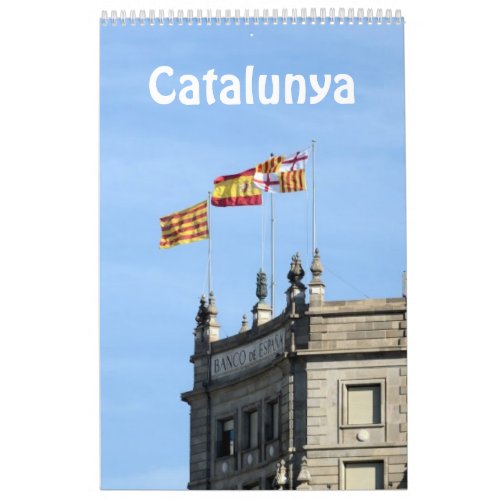 12 month Catalunya Catalonia photo calendar