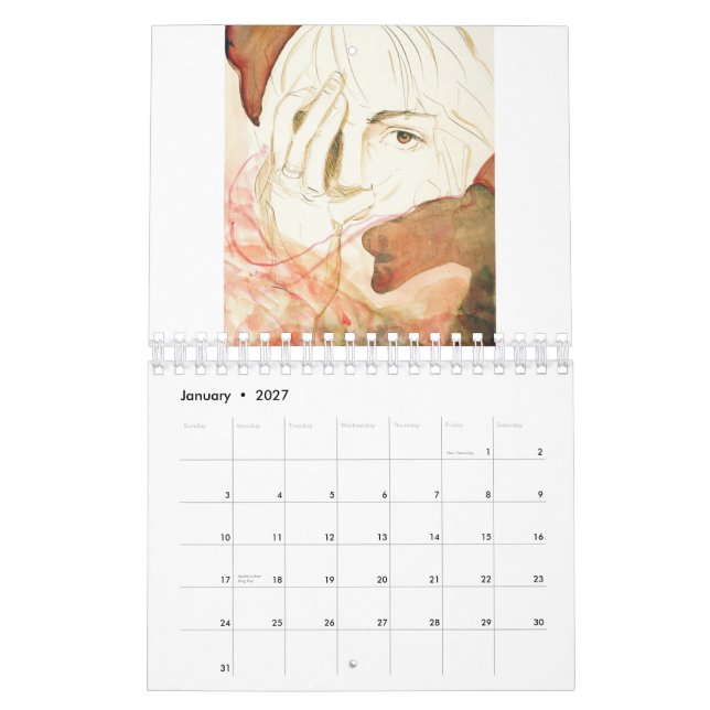 12 Month Dreams From the Deep Calendar (Jan 2027)