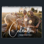 12 Month Family Custom Photo Calendar<br><div class="desc">*CHOOSE YOUR START DATE when ordering! Enjoy your favorite photos throughout the year with a custom calendar using your own photos,  just upload one photo for each month. Great for photo memory keepsakes for yourself,  your parents and grandparents. SELECT THE SIZE - small,  medium or large.</div>