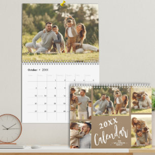 12 Month Family Custom Photo Calendar