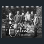 12 Month Family Custom Photo Calendar<br><div class="desc">*CHOOSE YOUR START DATE when ordering! Enjoy your favorite photos throughout the year with a custom calendar using your own photos,  just upload one photo for each month. Great for photo memory keepsakes for yourself,  your parents and grandparents. SELECT THE SIZE - small,  medium or large.</div>