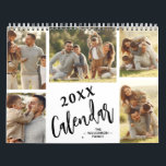 12 Month Family Custom Photo Calendar<br><div class="desc">*CHOOSE YOUR START DATE when ordering! Enjoy your favorite photos throughout the year with a custom calendar using your own photos, just upload one photo for each month and 5 photos for the cover photo collage. Great for photo memory keepsakes for yourself, your parents and grandparents. SELECT THE SIZE (closed...</div>
