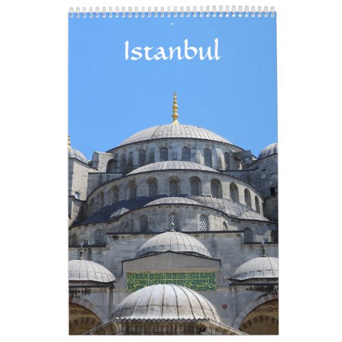 12 month Istanbul Photo Calendar
