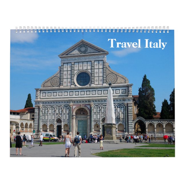 12 month Italy Photo Calendar (Cover)