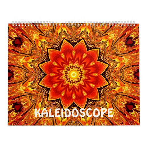 12 month Kaleidoscope calendar