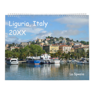 12 month Liguria, Italy Calendar