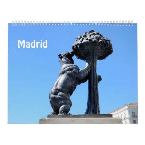 12 month Madrid Photo calendar