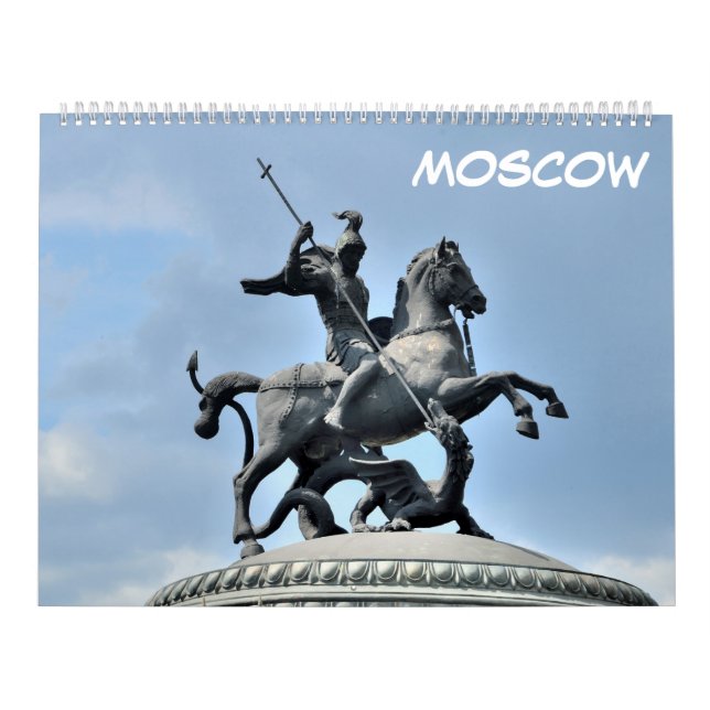 12 month Moscow, Russia Calendar (Cover)