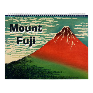 12 month Mount Fuji Calendar