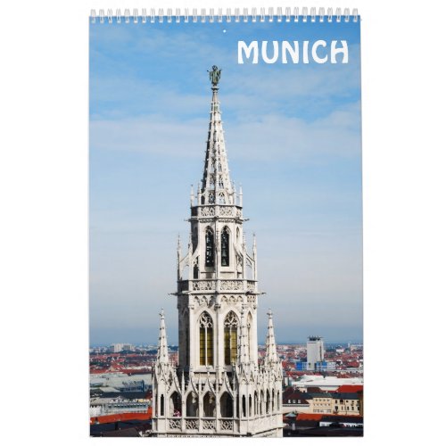 12 month Munich Wall Calendar