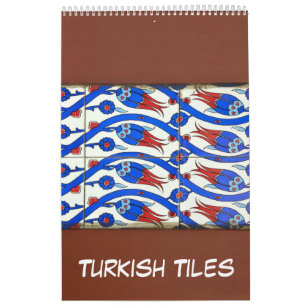 12 month of Turkish Tiles Calendar
