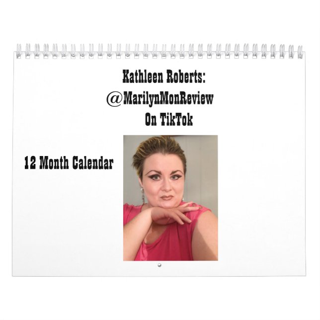 12 Month Photos Of Me Calendar (Cover)