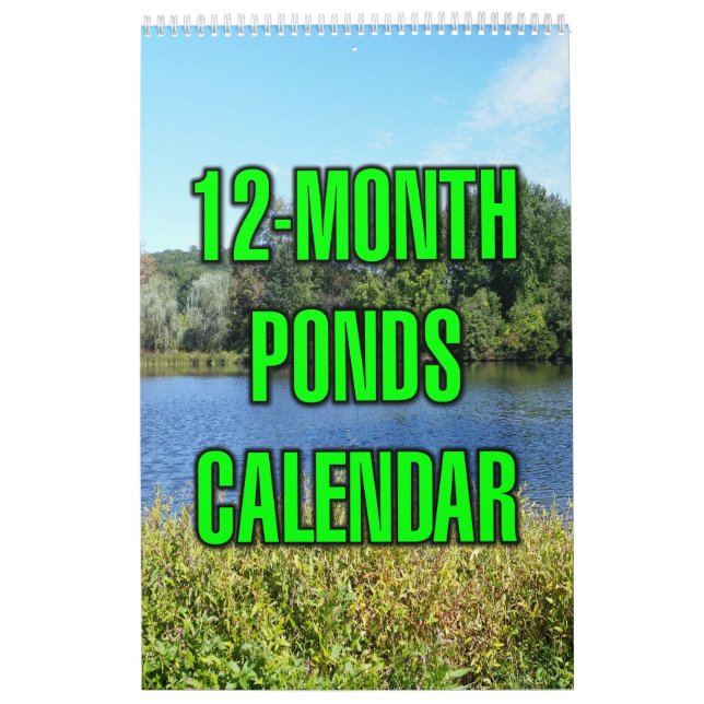 12-Month Ponds Calendar (Cover)