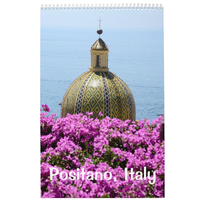 12 month Positano Calendar (Cover)