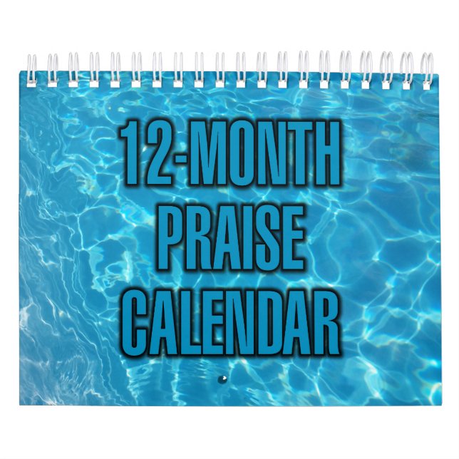 12-Month Praise Calendar (Cover)