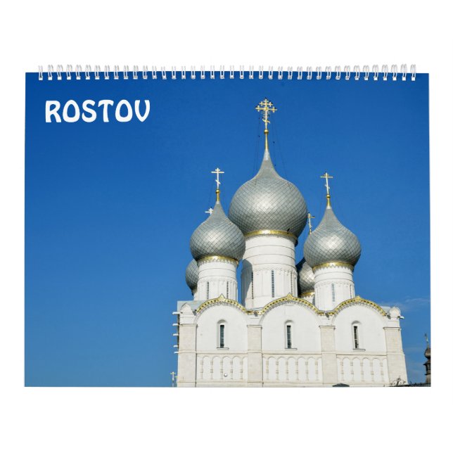 12 month Rostov, Russia Photo Calendar (Cover)
