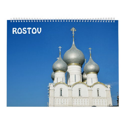 12 month Rostov Russia Photo Calendar