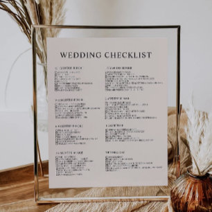 12 Month Sage Boho Wedding Checklist