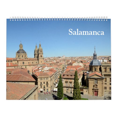 12 month Salamanca Spain photo calendar