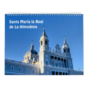 12 month Santa Maria la Real de La Almudena Calendar