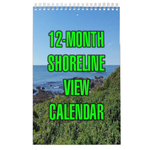 12-Month Shoreline View Calendar