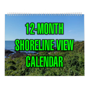 12-Month Shoreline View Calendar