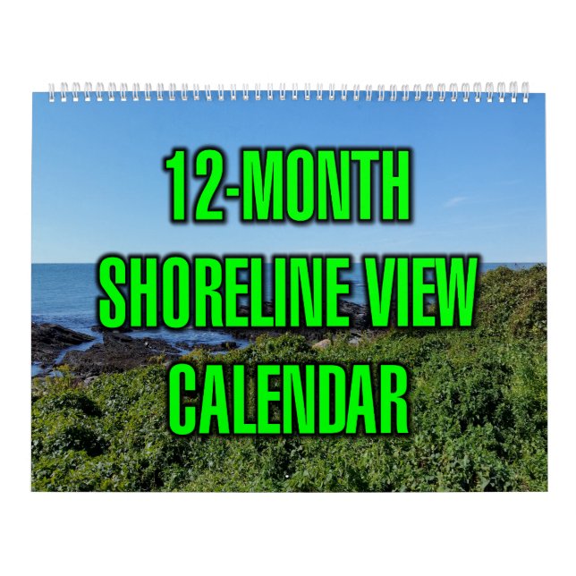 12-Month Shoreline View Calendar (Cover)