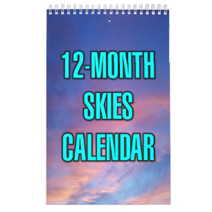 12-Month Skies Calendar