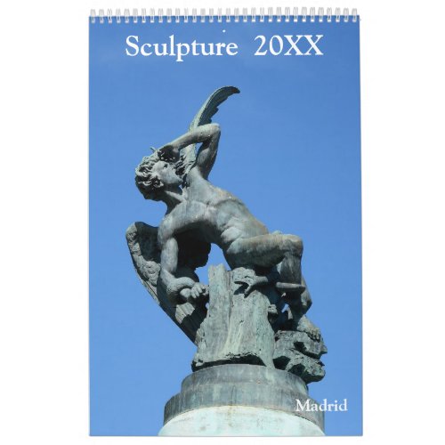 12 month Statues  Sculptures Calendar