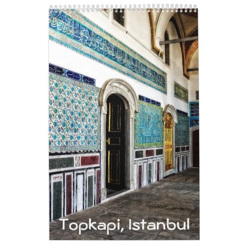 12 month Topkapi palace Photo Calendar