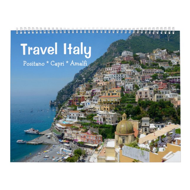 12 month Travel Italy Calendar (Cover)