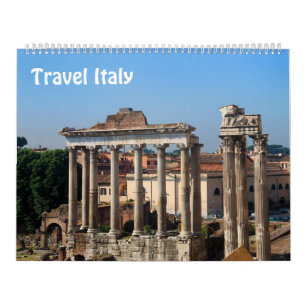 12 month Travel Italy Photo calendar