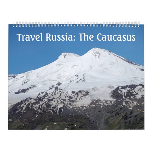 12 month Travel Russia The Caucasus Calendar