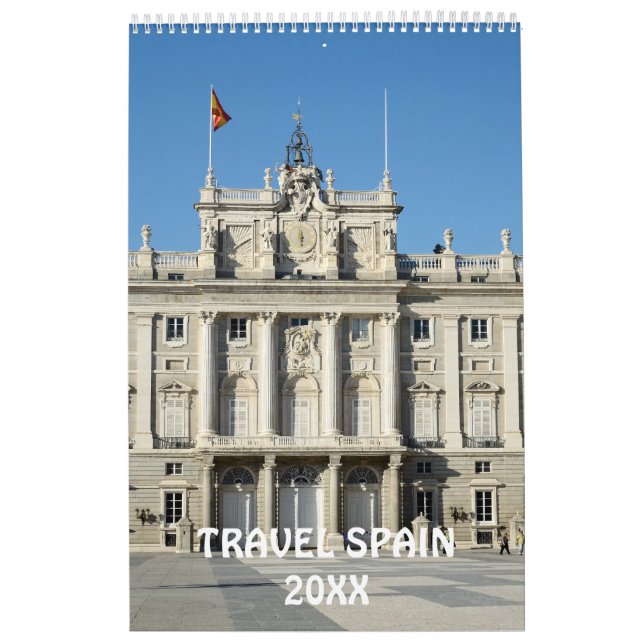 12 month Travel Spain calendar (Cover)